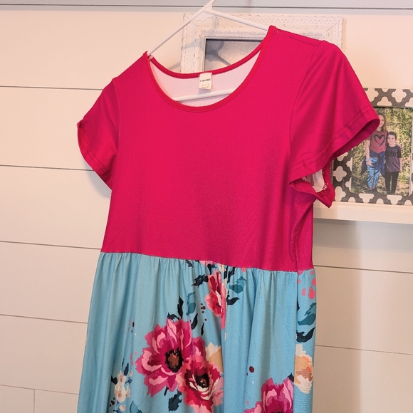 Gorgeous Pixie Girls Maxi Dress (Heavy Material) 🇺🇸  Size 10-12 - Picture 3 of 4